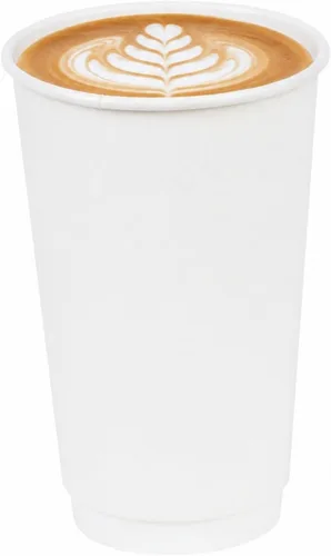 Miniatura 43 de Restaurantware Tazas de café de papel de 4 onzas, 25 tazas de papel desechables de doble pared, a prueba de fugas, reciclables, tazas calientes
