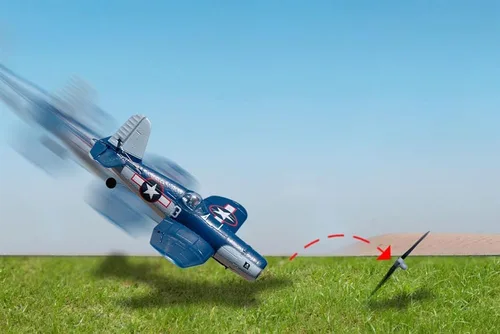 Miniatura 5 de Rage RC F4U Corsair Jolly Rogers Micro RTF Avión