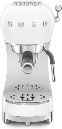 Miniatura 10 de Smeg - Máquina de café expreso manual con varita de vapor, 15 bares de presión, filtro porta de acero inoxidable, calentador de taza pasivo, Negro