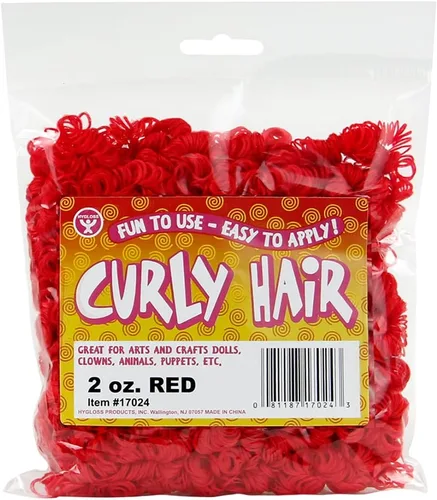 Miniatura 9 de Hygloss Cabello Rizado de Muñeca de 16 oz para Manualidades Surtido - Cabello Sintético Premium para Hacer Muñecas, Marionetas y Proyectos de Artes