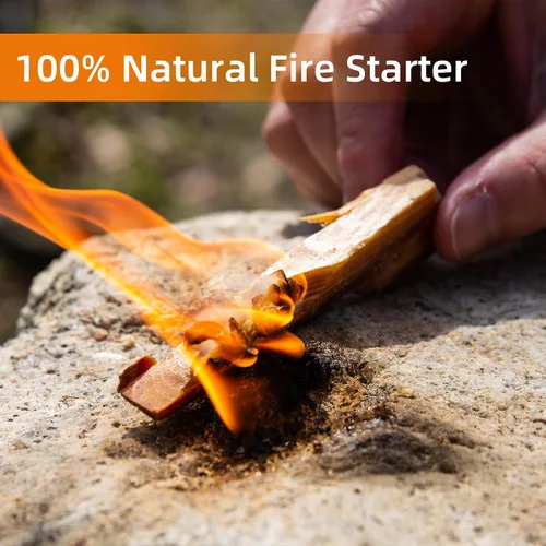 Miniatura 3 de 40 libras de palillos iniciadores de fuego Fatwood, 100% natural, leña para chimeneas, fogatas, hogueras, parrilla