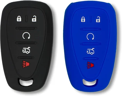 Miniatura 9 de Autobase Funda de silicona para llavero de Chevy Malibu Camaro Trax Traverse Trailblazer Sonic Cruze Blazer Volt Equinox Spark Accesorio