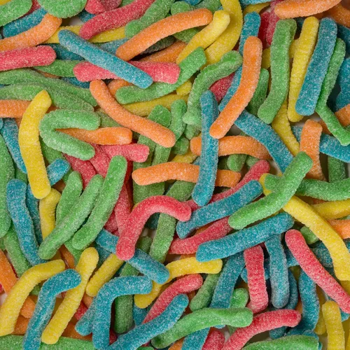 Miniatura 8 de Smarty Stop Sweet & Sour Multi Flavor, Gomitas de gusanos coloridos (1 libra (paquete de 1), frambuesa azul)
