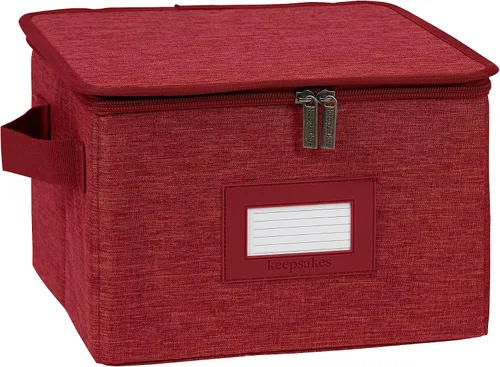 Miniatura 36 de Covermates Keepsakes - Juego de cajas de almacenamiento con cierre de cremallera, paquete de 3 cubos organizadores de poliéster resistente, diseño