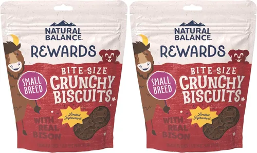 Miniatura 17 de Natural Balance Premios de Ingredientes Limitados Crujientes Galletas, Bocadillos para Perros de Tamaño de Mordida Sin Granos para Perros de Raza