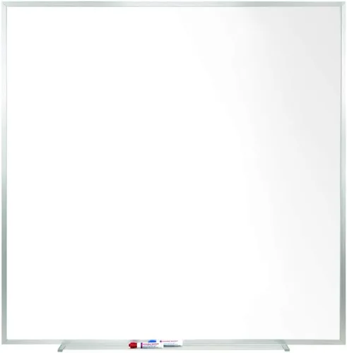 Miniatura 9 de Ghent Pizarra magnética de porcelana con marco de aluminio, 2'H x 3' W