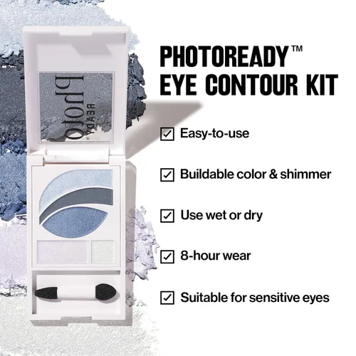 Miniatura 5 de Revlon Paleta de sombra de ojos PhotoReady, maquillaje de ojos cremoso, pigmentado en acabados mate y brillantes mezclables 505 Impressionist, 0.01