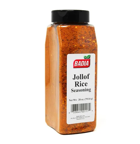 Miniatura 5 de Badia Jollof - Condimento de arroz, 5.75 onzas, mezcla africana de tomate, pimientos, cebolla y especias, sabor salado audaz, sin gluten