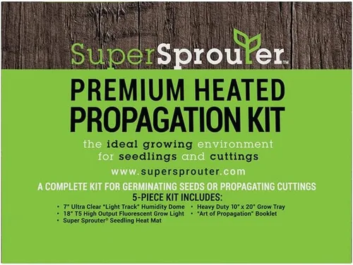 Miniatura 7 de Super Sprouter estación de propagación con bóveda de 7 pulgadas, Premium Propagation Kit con luz T5