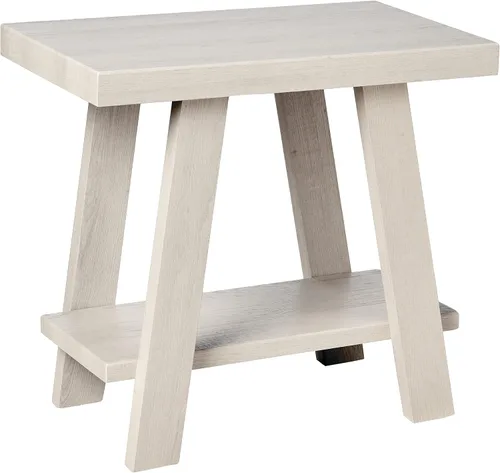 Miniatura 20 de Roundhill Furniture Athens Mesa Auxiliar Contemporánea de Madera con Estante, Negro