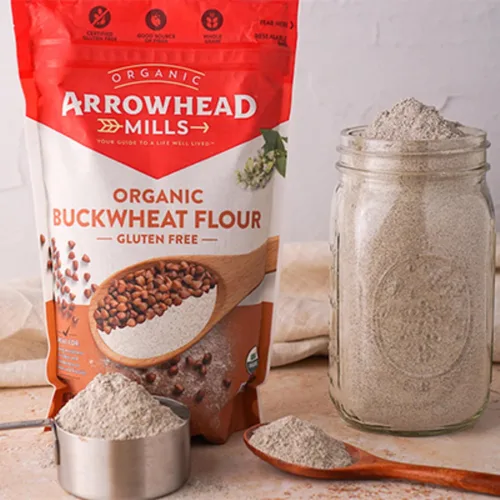 Miniatura 6 de ARROWHEAD MILLS Harina de trigo sarraceno orgánica libre de gluten, 22 onzas