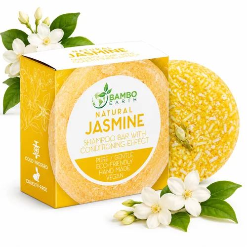 Miniatura 16 de Jabón para el cabello con efecto barra de champú sólido y acondicionador, barras de champú 100% orgánicas para cabello con todos los aceites