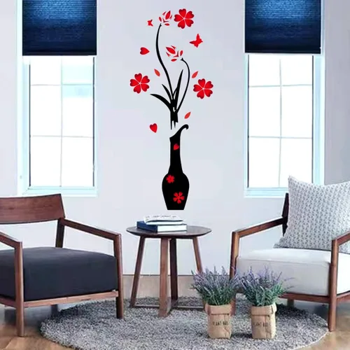 Miniatura 2 de Calcomanías de pared con citas de letras familiares, jarrones y murales extraíbles para sala de estar, dormitorio, fondo de sofá y pared de TV