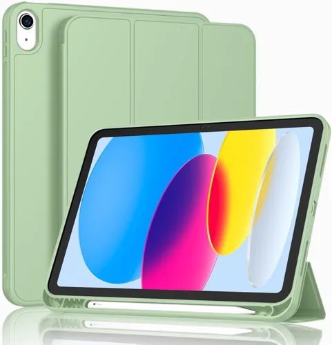 Miniatura 20 de ToaPoia - Funda para iPad (A16) de 11 pulgadas 2025/iPad 10.ª generación de 10.9 pulgadas 2022, cubierta protectora delgada con soporte triple