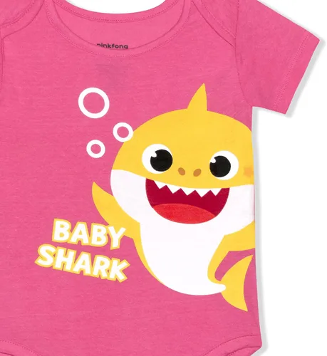 Miniatura 3 de Nickelodeon Baby Shark - Pijama de manga corta para niñas, diseño de tiburón