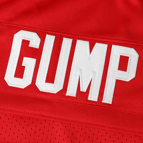 Miniatura 5 de Forrest Gump Jersey #44 - Camiseta de fútbol de película cosida para hombre, color rojo, tallas S-3XL