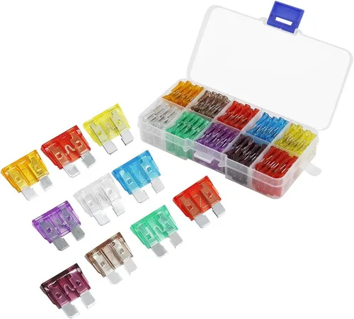 Miniatura 9 de AHL - fusibles de cuchilla para auto, moticicleta, camión, caja surtida, 5A 7.5A 10A 15A 20A 25A 30A 35A 40A 50A, 100