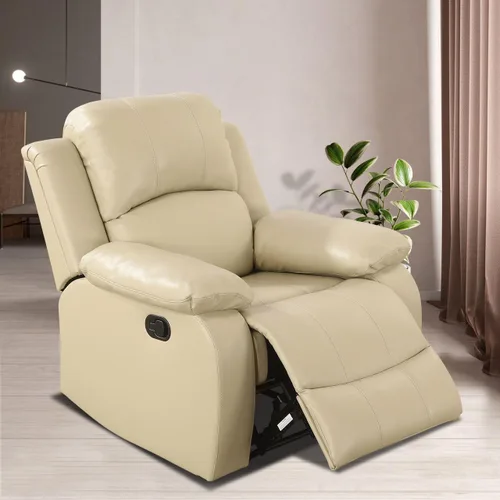 Miniatura 8 de Juego de sala de Estar reclinable de 3 piezas, juego de sofá reclinable Manual para conjunto de muebles de sala de Estar, con consola de Gris oscuro