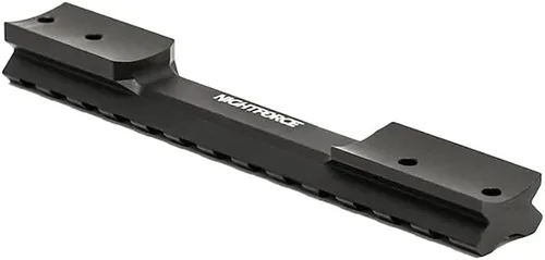 Miniatura 2 de NightForce Base de montaje de aluminio mate negro de 1 pieza estilo Picatinny, compatible con Remington 700