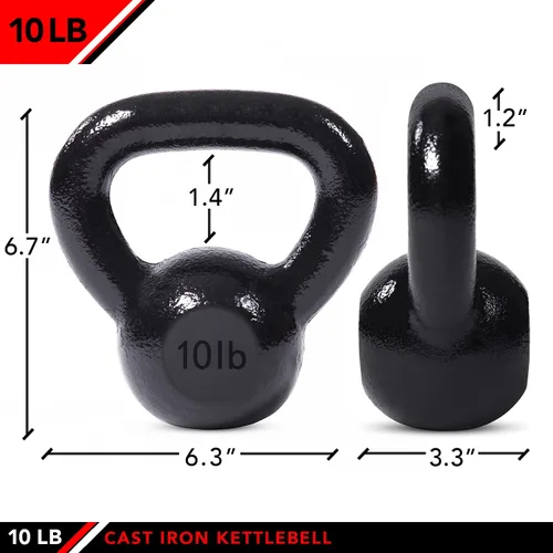 Miniatura 2 de JFIT Kettlebell Weights Cast Iron