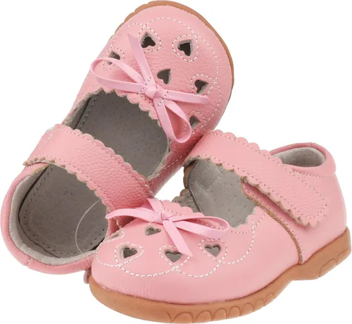 Miniatura 5 de Femizee Mary Jane - Zapatos planos de cuero con lazos para niñas niños pequeños