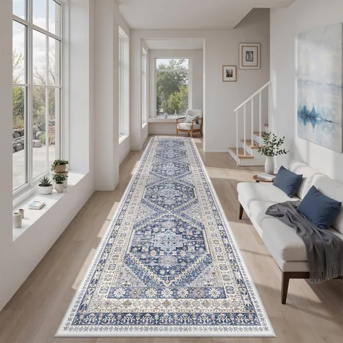 Miniatura 88 de zesthome Alfombra 4x6 - Alfombra Resistente a Manchas Lavable, Alfombras con Respaldo Antideslizante para Sala de Estar, Alfombras Pequeñas de Área