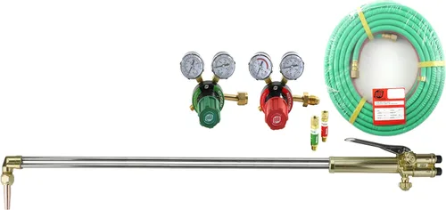 Miniatura 18 de SÜA Antorcha de corte recto resistente de 36 pulgadas, cabezal de 90°, compatible con ST900FC + punta de corte (propano)