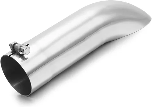 Miniatura 11 de A-KARCK Punta de escape abatible de 2 pulgadas de entrada, punta de tubo de escape pulida con entrada de 2 pulgadas/salida de 2.25 pulgadas