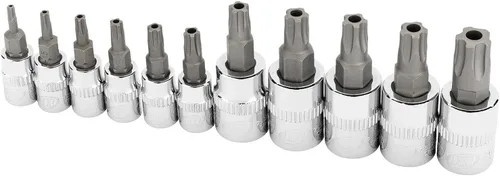 Miniatura 3 de Ingersoll Rand 752032 - Juego de llaves de vaso Torx Plus a prueba de manipulaciones (11 piezas)