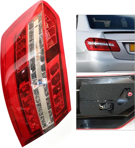 Miniatura 3 de Lámpara trasera izquierda compatible con Mercedes-Benz 2010 2011 2012 2013 Clase E Sedan E550 y E63 4 puertas AMG, lado exterior izquierdo