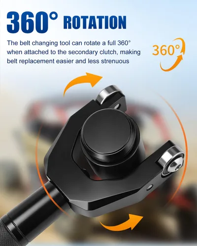 Miniatura 7 de X3 - Herramienta de cambio de correa compatible con Can-Am Maverick X3 Max DS RS MR RC Turbo R 2017-2021, se adapta a la base de rueda de 64 o 72