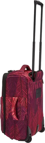 Miniatura 2 de Vera Bradley Maleta plegable Softside para mujer, Hojas De Plátano Fucsia, Maleta plegable con ruedas Softside