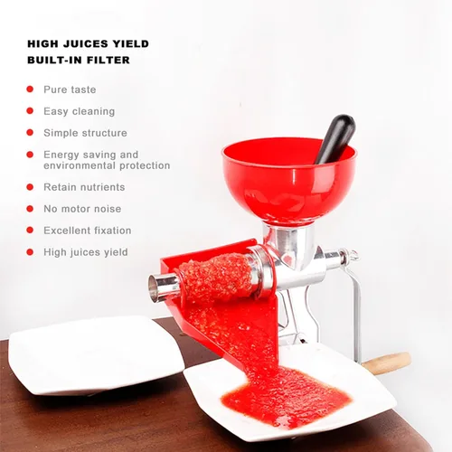 Miniatura 3 de Exprimidor manual grueso de aleación de aluminio para fruta tomate limón naranja verduras herramienta de cocina