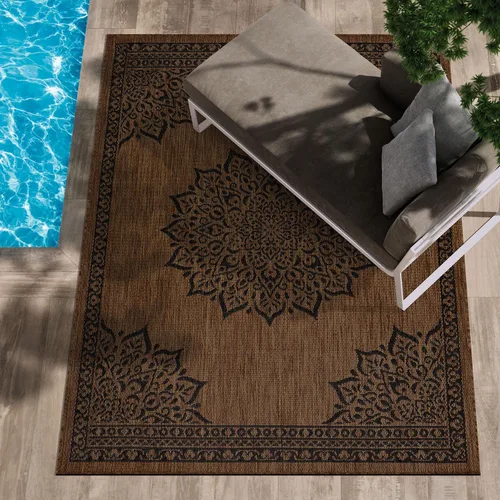 Miniatura 8 de CAMILSON Alfombra para exteriores, alfombras modernas para patios interiores y exteriores, tapetes de cocina y pasillo, alfombra lavable para porche