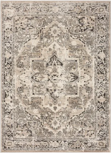Miniatura 2 de LUXE WEAVERS Alfombra marroquí floral vintage beige 3x9
