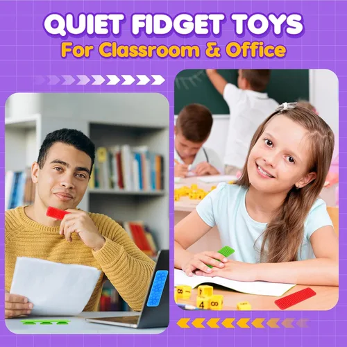 Miniatura 8 de Juguetes sensoriales para niños y adultos: paquete de 8 juguetes de succión texturizados para niños con autismo, calmantes - pegatinas sensoriales