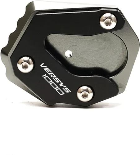 YESKIT Aluminio CNC para Kawasaki VERSYS 1000 VERSYS1000 2015-2022 Soporte lateral de pie de motocicleta Placa de soporte de extensión (Color : gris)