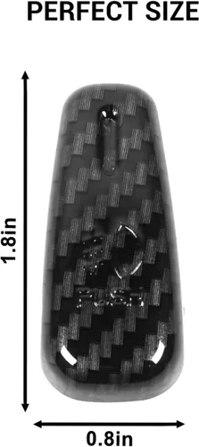 Miniatura 3 de Jimen para Dodge Challenger 2015+, para Dodge Charger 2010+, para Dodge Durango 2011+, Cubierta de botón de interruptor de faro de recorte