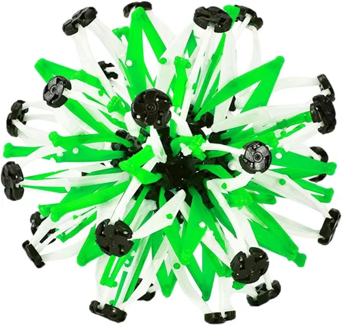 Bola extensible que brilla en la oscuridad, colorida bola mágica expansible para niños Shakven