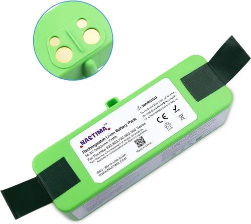 NASTIMA Batería de repuesto de 14.8V 5000mAh compatible con iRobot 960 980 981 970 965 801 805 850 860 877 890 891 895 695 694 690 685 680 677 675