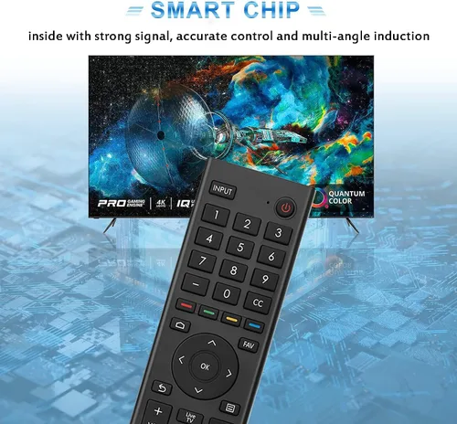 Miniatura 4 de ERF3J80H - Control remoto universal de repuesto para Hisense Smart TV 43A6G 50A6G 50U6G 50U68G 55U6G 55A6G 55U68G 60A6G 65U68G 65A6G 65U6G 70A6G