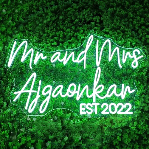 Letreros de neón personalizados, 3 líneas de luz LED de neón, letrero personalizable para decoración de pared, boda, fiesta de cumpleaños,