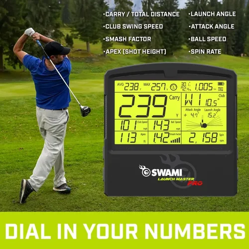 Miniatura 2 de Izzo Golf Swami Launch Master Pro - Monitor de lanzamiento de golf