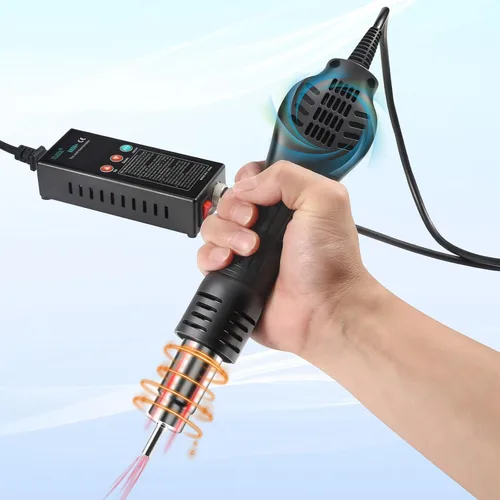 Miniatura 6 de Estación de soldadura de aire caliente SMD soldador Rework Digital Display Heat Gun