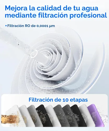 Miniatura 3 de Waterdrop Sistema de ósmosis inversa G3P800, flujo rápido de 800 GPD, certificado NSF/ANSI 42 y 53 y 58 y 372, 3:1 puro para drenar, sistema