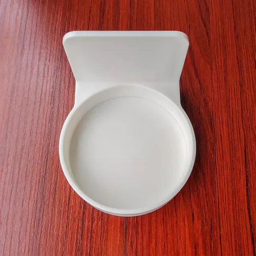 Miniatura 6 de Estante flotante redondo de plástico adhesivo para colocar en la pared, soporte para tazas, organizador de ducha, estantes para botellas (2 unidades)