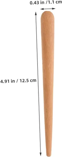 Miniatura 2 de 10 palos de ritmo de madera Guiro para instrumentos de percusión con sonidos de raspado llamativos, herramientas de educación musical compactas