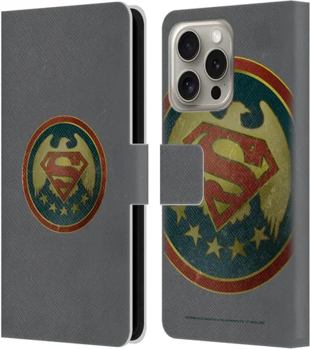 Miniatura 53 de Head Case Designs Funda de piel con licencia oficial de Superman DC Comics con logotipos negros y rojos compatible con Apple iPhone 11