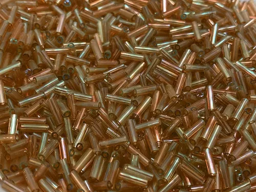 Miniatura 13 de Cuentas de corneta checa 40 gr / 1.4 oz Tubo de vidrio tamaño #3 0.276 in (mezcla surtida)