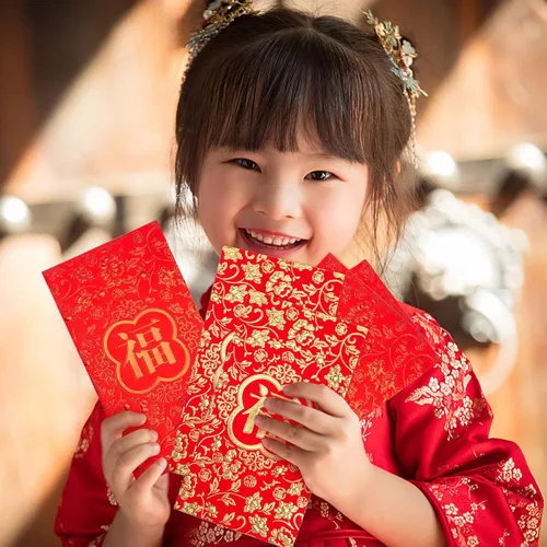 Miniatura 5 de VGOODALL Sobres rojos de año nuevo chino, paquetes rojos Hong Bao 2026, sobres de regalo de dinero de la suerte para el año lunar chino, festival
